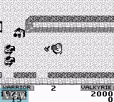 In-game screen of the game Gauntlet II on Nintendo Game Boy