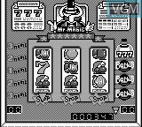 In-game screen of the game GB Pachi-Slot Hisshouhou Jr. on Nintendo Game Boy