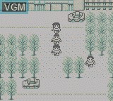 In-game screen of the game God Medicine - Hukkoku Han on Nintendo Game Boy