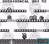 In-game screen of the game Mr. Chin's Gourmet Paradise on Nintendo Game Boy