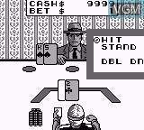 In-game screen of the game High Stakes Gambling on Nintendo Game Boy