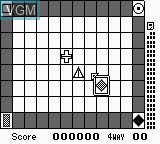 In-game screen of the game Ishido - The Way of Stones on Nintendo Game Boy