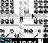 In-game screen of the game Kaeru no Tame ni Kane wa Naru on Nintendo Game Boy