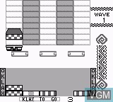 In-game screen of the game Klax on Nintendo Game Boy