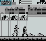 In-game screen of the game Kung Fu Master on Nintendo Game Boy
