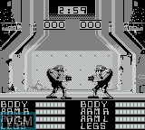 In-game screen of the game Metal Masters on Nintendo Game Boy
