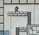 In-game screen of the game Mickey Mouse - Magic Wands! on Nintendo Game Boy