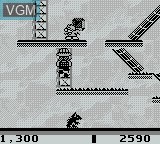 In-game screen of the game Miner 2049er on Nintendo Game Boy
