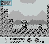 In-game screen of the game Miracle Adventure Esparks on Nintendo Game Boy