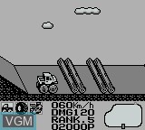In-game screen of the game Monster Truck on Nintendo Game Boy
