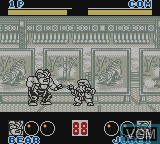 In-game screen of the game Nettou Garou Densetsu 2 - Aratanaru Tatakai on Nintendo Game Boy