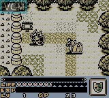 In-game screen of the game Shin SD Gundam Gaiden - Knight Gundam Monogatari on Nintendo Game Boy