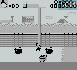 In-game screen of the game Parasol Henbee on Nintendo Game Boy