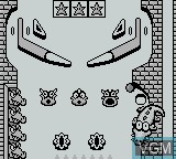 In-game screen of the game Pinball - Revenge of the Gator on Nintendo Game Boy