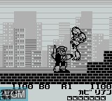 In-game screen of the game Zettai Muteki Raijin-Oh on Nintendo Game Boy