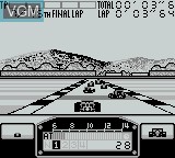In-game screen of the game Nakajima Satoru Kanshuu F-1 Hero GB '92 - The Graded Driver on Nintendo Game Boy