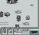 In-game screen of the game G-Arms - Operation Gundam on Nintendo Game Boy