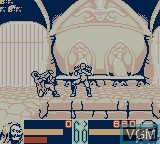 In-game screen of the game Shaq-Fu on Nintendo Game Boy