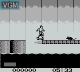 In-game screen of the game Skate or Die - Bad 'N Rad on Nintendo Game Boy