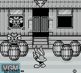 In-game screen of the game Tiny Toon Adventures - Wacky Sports on Nintendo Game Boy
