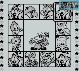In-game screen of the game Tiny Toon Adventures 2 - Montana's Movie Madness on Nintendo Game Boy