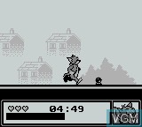 In-game screen of the game Tom and Jerry - Frantic Antics on Nintendo Game Boy