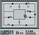 In-game screen of the game Amazing Penguin on Nintendo Game Boy
