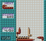 In-game screen of the game WildSnake on Nintendo Game Boy