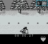 In-game screen of the game Winter Olympic Games - Lillehammer '94 on Nintendo Game Boy
