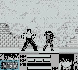 In-game screen of the game Yuu Yuu Hakusho on Nintendo Game Boy