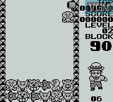 In-game screen of the game Zoo Block on Nintendo Game Boy