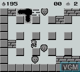 In-game screen of the game Atomic Punk on Nintendo Game Boy