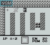 In-game screen of the game Battle City on Nintendo Game Boy
