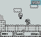 In-game screen of the game Bonk's Adventure on Nintendo Game Boy