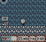 In-game screen of the game Bonk's Revenge on Nintendo Game Boy
