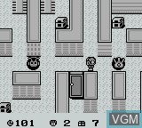 In-game screen of the game Booby Boys on Nintendo Game Boy