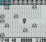 In-game screen of the game Boulder Dash on Nintendo Game Boy