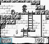 In-game screen of the game Montezuma's Return on Nintendo Game Boy