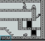 In-game screen of the game Bugs Bunny Crazy Castle, The on Nintendo Game Boy