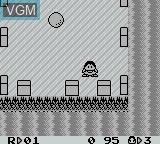 In-game screen of the game Chacha-Maru Panic on Nintendo Game Boy