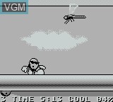 In-game screen of the game Cool Spot on Nintendo Game Boy