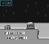 In-game screen of the game Cyraid on Nintendo Game Boy