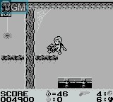In-game screen of the game Dennis on Nintendo Game Boy