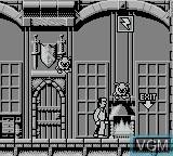 In-game screen of the game Dr. Franken on Nintendo Game Boy