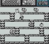 In-game screen of the game Duck Adventures on Nintendo Game Boy