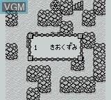 In-game screen of the game Dungeon Land on Nintendo Game Boy