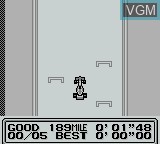 In-game screen of the game Fastest Lap on Nintendo Game Boy