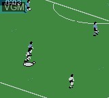 In-game screen of the game FIFA Soccer 96 on Nintendo Game Boy