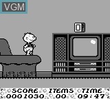 In-game screen of the game Rugrats Movie, The on Nintendo Game Boy