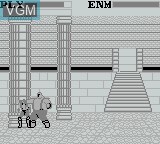 In-game screen of the game Fist of the North Star - 10 Big Brawls for the King of the Universe on Nintendo Game Boy